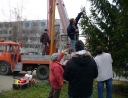 prosinec 2007 - Zdobení vánočního stromu