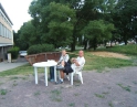srpen 2008 - Paroháči na školním hřišti