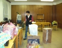 leden 2009 - Chystání tomboly na Obecní ples