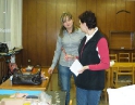 leden 2009 - Chystání tomboly na Obecní ples