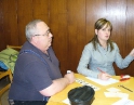 leden 2009 - Chystání tomboly na Obecní ples