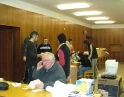 leden 2009 - Chystání tomboly na Obecní ples