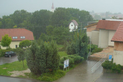 Krátkodobé přívalové deště 28.6.2009