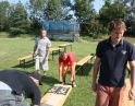 srpen 2009 - Paroháči na školním hřišti