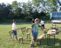 srpen 2009 - Paroháči na školním hřišti