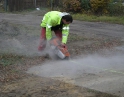 říjen 2009 - Výstavba garáží u nádraží
