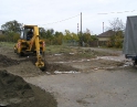 říjen 2009 - Výstavba garáží u nádraží