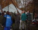 listopad 2009 - Martinské hody, stavění máji