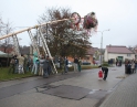 listopad 2009 - Martinské hody, stavění máji