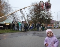 listopad 2009 - Martinské hody, stavění máji