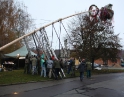listopad 2009 - Martinské hody, stavění máji