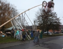 listopad 2009 - Martinské hody, stavění máji
