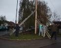listopad 2009 - Martinské hody, stavění máji