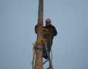 listopad 2009 - Martinské hody, stavění máji
