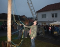 listopad 2009 - Martinské hody, stavění máji