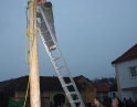 listopad 2009 - Martinské hody, stavění máji