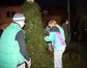 listopad 2009 - Martinské hody, stavění máji