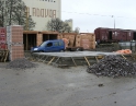 listopad 2009 - Stavba garáží u nádraží