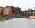 listopad 2009 - Stavba garáží u nádraží