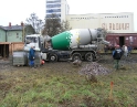 listopad 2009 - Stavba garáží u nádraží