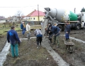 listopad 2009 - Stavba garáží u nádraží
