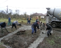 listopad 2009 - Stavba garáží u nádraží