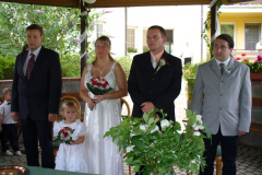Svatební obřad 31.7.2010