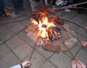 říjen 2011 - Táborák s dýněmi v MŠ