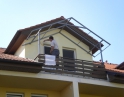 srpen 2012 - Zastřešení balkonů