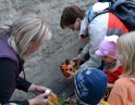 říjen 2012 - Táborák s dýňovými strašidýlky