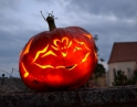 říjen 2012 - Táborák s dýňovými strašidýlky