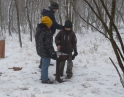 prosinec 2012 - Společné krmení zvěře