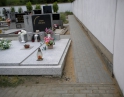 červen 2013 - Nové chodníky na hřbitově