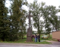 říjen 2013 - Oprava kříže na ul. Krhovické