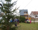listopad 2013 - Stavění vánočního stromu u pošty