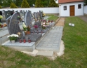 červen 2014 - rekonstrukce chodníků na hřbitově
