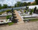 červen 2014 - rekonstrukce chodníků na hřbitově