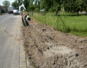 červen 2014 - zatrubnění příkopy na ul. Krhovické