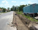 červen 2014 - zatrubnění příkopy na ul. Krhovické
