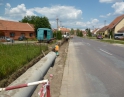 červen 2014 - zatrubnění příkopy na ul. Krhovické