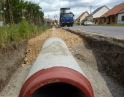 červen 2014 - zatrubnění příkopy na ul. Krhovické