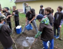 říjen 2015 - Sázení stromu mladými hasiči