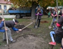 říjen 2015 - Sázení stromu mladými hasiči