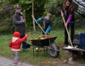 říjen 2015 - Sázení stromu mladými hasiči