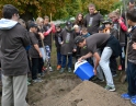 říjen 2015 - Sázení stromu mladými hasiči