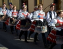 listopad 2017 - Martinské hody, sobotní průvod obcemi