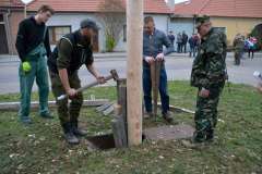 Martinské hody, stavění máje 9.11.2018