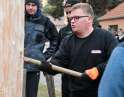 listopad 2023 - Martinské hody, stavění máje