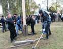 listopad 2023 - Martinské hody, stavění máje