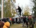 listopad 2023 - Martinské hody, stavění máje